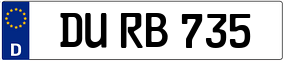 Truck License Plate